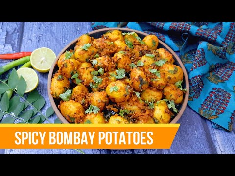 Spicy Bombay Potatoes Recipe | Bombay Aloo | Easy Indian Potato Recipe