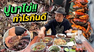 ปูนาไข่!! สุดยอดอาหารอีสาน ทำเมนูอะไรกินดี