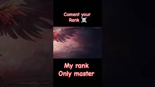 My rank only master 😀