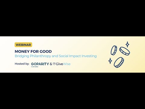 Money For Good | A webinar with Goparity & GiveWise