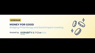 Money For Good | A webinar with Goparity & GiveWise