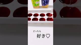 【レシピ】簡単ぶどうソーダ🍇好きなフルーツはなんですか🤔？？