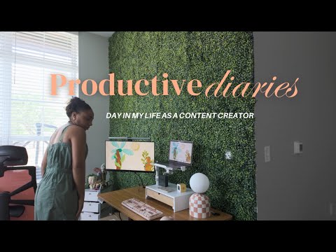 Productive Day in My Life as a Content Creator | Planning, Writing, and More