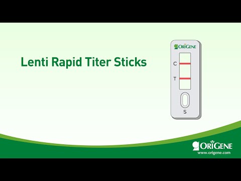 Lenti RapidTiter Sticks from OriGene Technologies