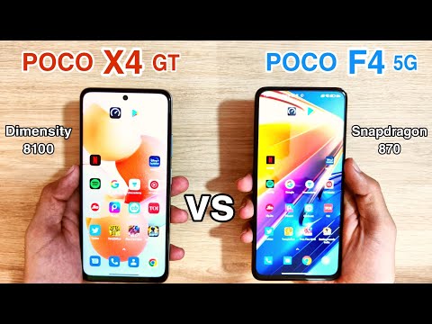 Poco x4 GT vs Poco f4 5G Speed Test & Comparison