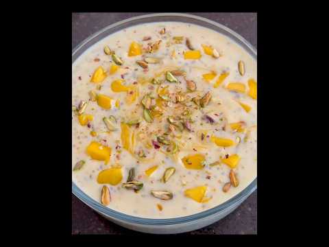 Easy sago dessert |fruit dessert recipe #shorts