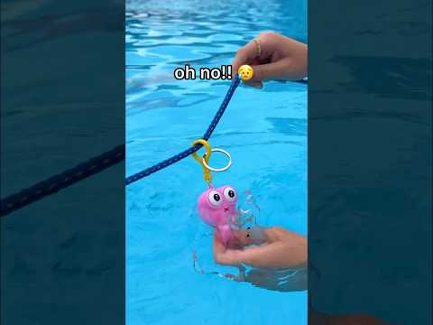 HUNTING FOR FIDGETS in the POOL! 😱💦 *weird amazon fidgets*