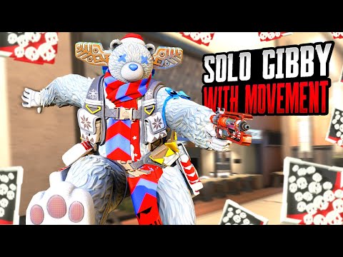 SOLO GIBBY MOVEMENT 25 KILLS AND 5000 DAMAGE (Apex Legends Gameplay)