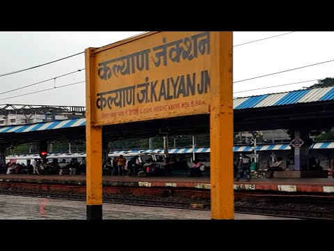 Kalyan Junction railway station Mumbai, Indian Railways Video in 4k ultra HD