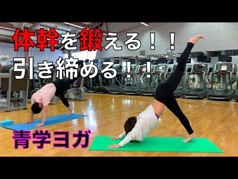 体幹を鍛える！ヨガで体幹トレーニング！！