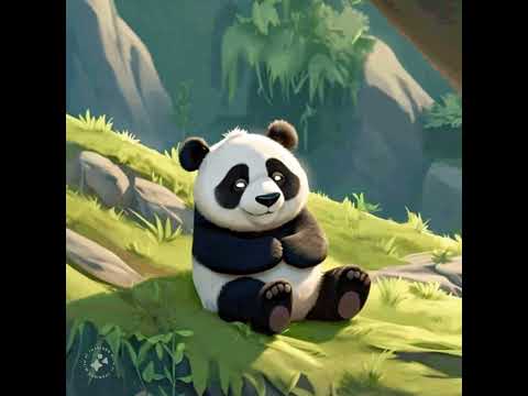 Lazy panda Animation #youtubeautomation #panda #lazy #pandalover #bear