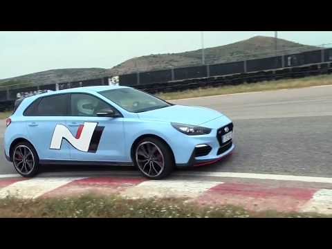 All New HYUNDAI i30N 275 hp 2018 Presentation in Megara Circuit Greece | PeriTroxon.gr