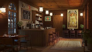 Coffee Shop Sounds with Gentle Jazz Music for Study & Relaxation