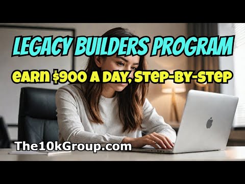 LEGACY BUILDERS PROGRAM: Maximize Your Daily Income To $900