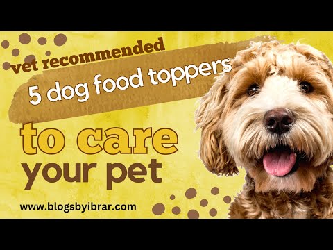 Dog food toppers