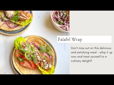 Falafel Wrap: Featuring Zahra's Kitchen Falafel