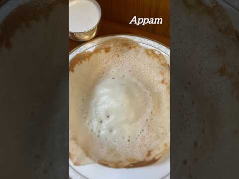 Appam with Coconut Milk and Brown Sugar | அப்பம் | अप्पम |  #shorts  #youtubeshorts #appam