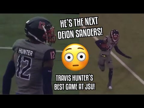 TRAVIS HUNTER’S BEST GAME FOR JSU 🔥 The Next Deion Sanders! Travis Hunter Jackson State highlights