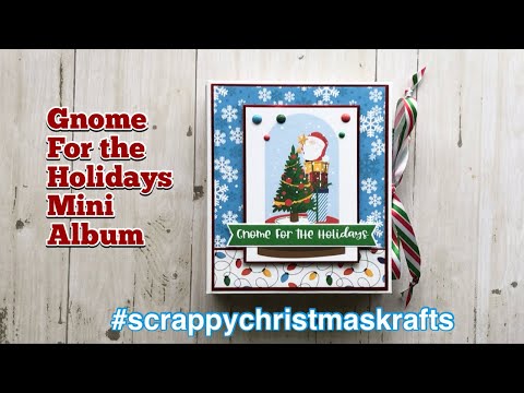 Christmas Mini Album @KarolinasKraftsCollab March 2024 #scrappychristmaskrafts