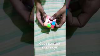 cube solving challenge 😊