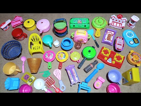 4 Minutes Miniature Toys |Amazing Kitchen Set Unboxing Hello Kitty Kitchen Set |Plastic Kitchen Set