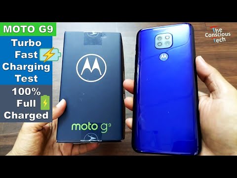 MotoG9 Battery Charging Test | Full Charging Test | Is it Fast Charging?