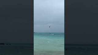 Kite surfing .Bermuda Island.