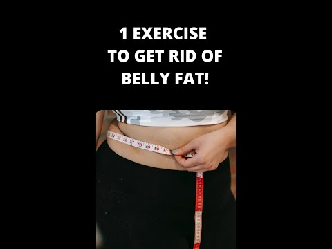 Incredible !! Only one exercise to get rid of belly fat!