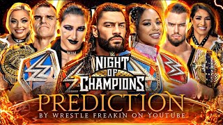 WWE Night Of Champions 2023 Confirm Match Card Predictions | Wrestle Freakin