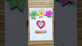 Dazzling 🥰 Valentine's Day Card | #valentinesday #valentinesdaycardhandmade