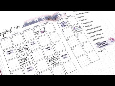 April Bullet Journal Setup Plan With Me!