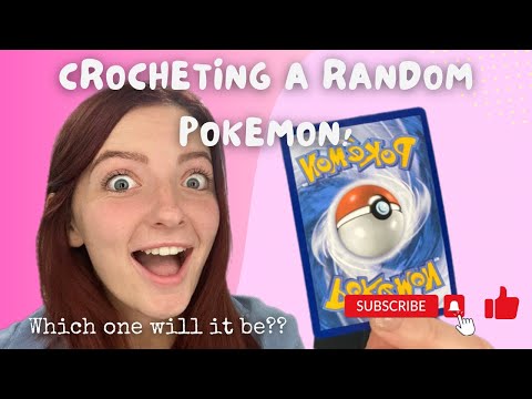 Crocheting a random Pokemon challenge! Which one will it be??