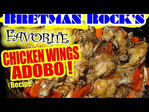 Bretman Rock's CHICKEN WINGS ADOBO Recipe!  Bretman Rock FAVORITE Food! Mama Merce's Kitchen Special