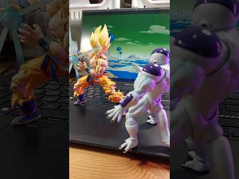 wait goku !!! #shorts #dragonball #dragonballz #goku #frieza #dbz #actionfigures #funny