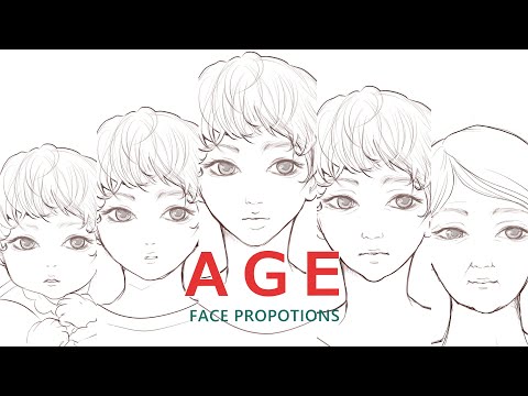 How to Draw Faces by Age Made Simple for Beginners : Master Face Proportions