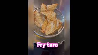 Fry taro #crispytaro #eating #shortvideo #yummy #tarofry #subscribe #shorts ￼