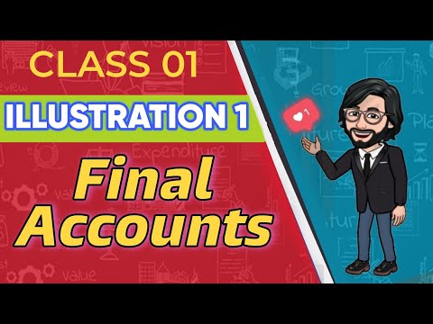 Class 1 Final Accounts Cma inter financial accounting  | The commerce coach #cmainter