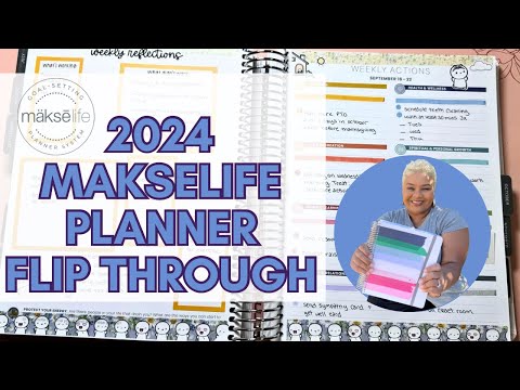 Makselife Planner End of Year Flip Through | Chloetry Plans