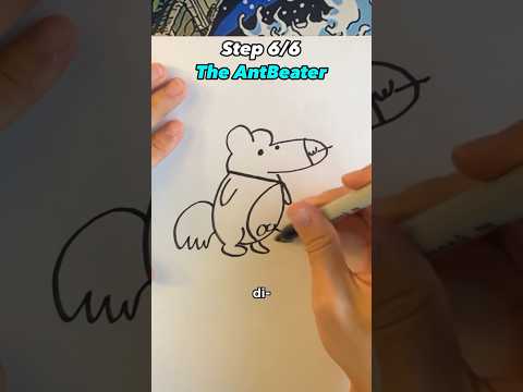 How to Draw an Anteater #shorts #drawingtutorial #comedy #anteater