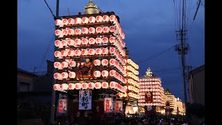 新湊曳山祭②提灯山  by曳山囃子