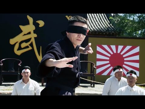 Japanese samurai blindfolded to challenge Chinese martial arts