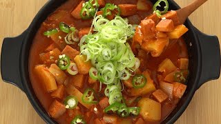 맛있는 스팸고추장찌개