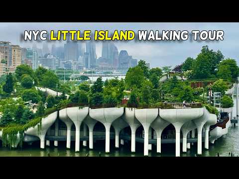 🗽 NYC 🏝️LITTLE ISLAND and Pier 57 Walking Tour and SURPRISE ❤️ Rooftop Babies