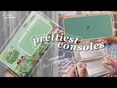 🍵 unboxing THE animal crossing 2ds xl in 2023 || plus a hello kitty gbc & pink ps3 [ad]