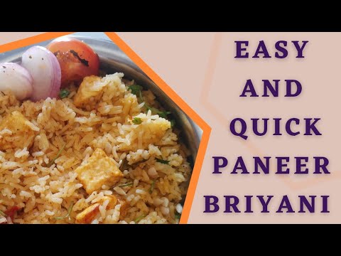 paneer Biryani in pressure cooker || in telugu || by madhuri paneerrecipe briyaniinpressurecooker