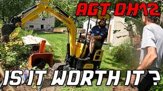 1-Month Mini Excavator AGT QH12 Test