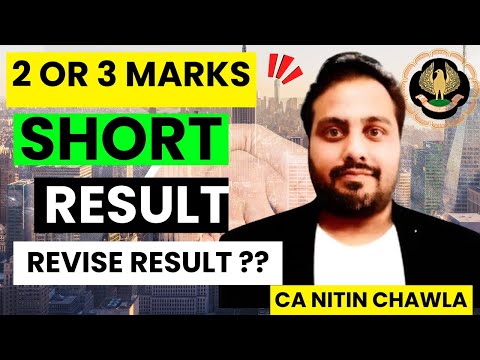 |You Can Revise Your CA Final Result Short 2 OR 3 Marks | ICAI Result Nov 24|