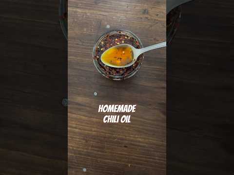 Today on the Homestead: Spicy Homemade Chili Oil | Essential Kitchen Staple Recipe #shorts