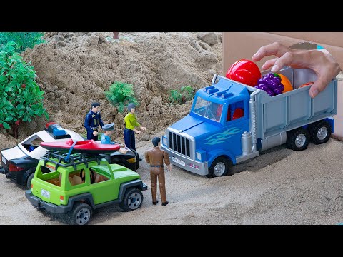 Let's rescue the car from the finger monster that came out of the cave