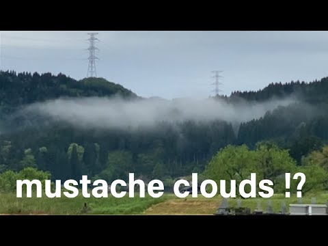 Hidden Japan   58　 口ひげ雲 現わる !？　Clouds of mountain village